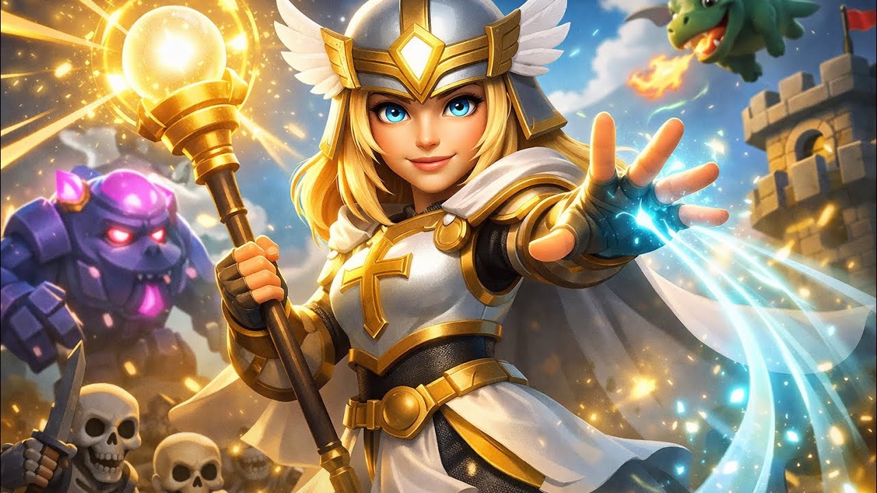 UNSTOPPABLE Healer Deck in Clash Royale! 🔥#clashroyale #clashofclans #healer 