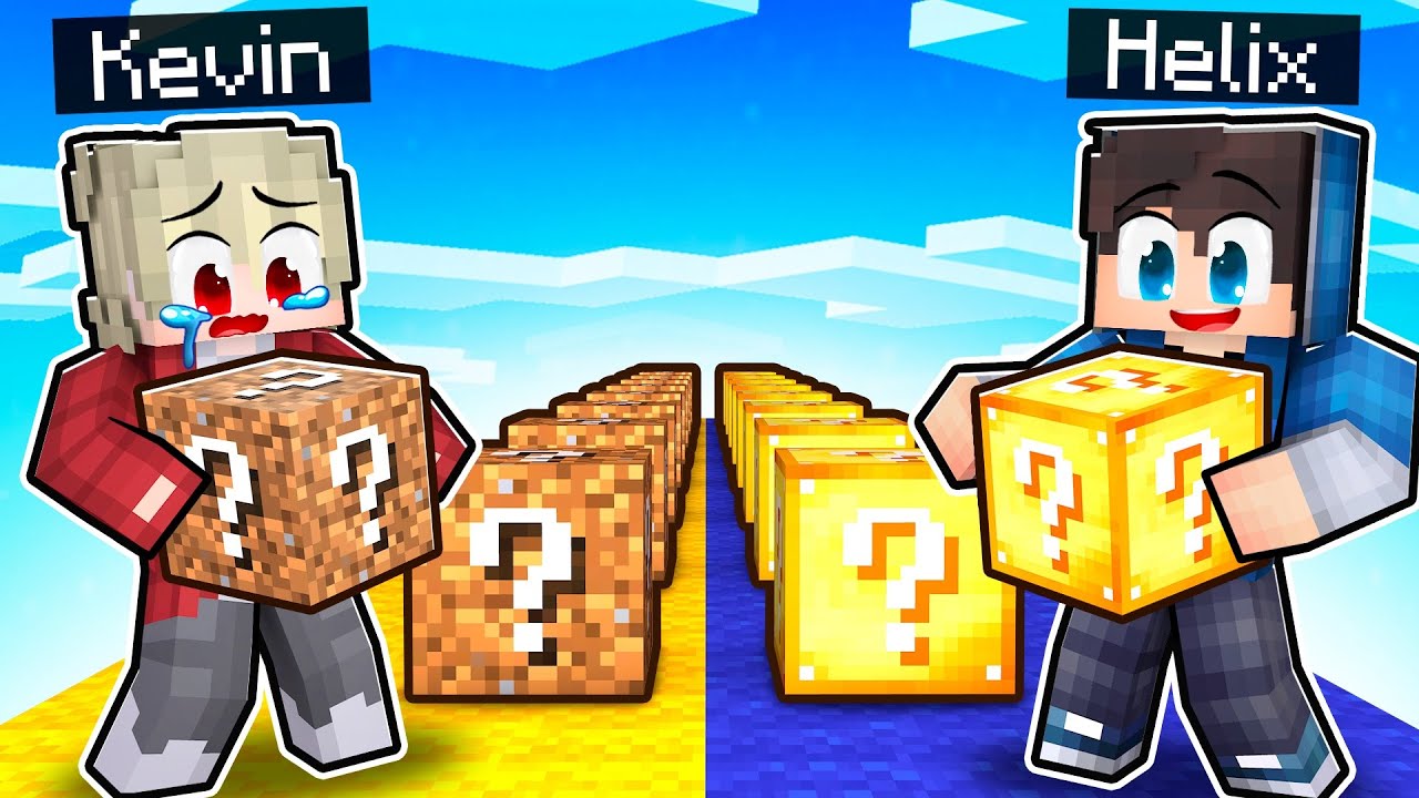 NOOB vs PRO Lucky Block ZÁVOD v Minecraftu!