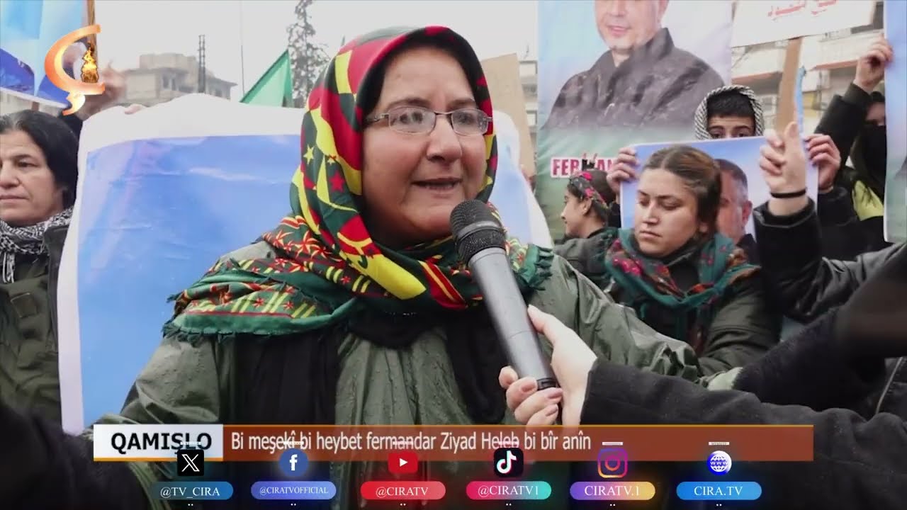 Dosya Taybet | QAMIŞLO  | Bi meşekî bi heybet fermandar Ziyad Heleb bi bîr anîn