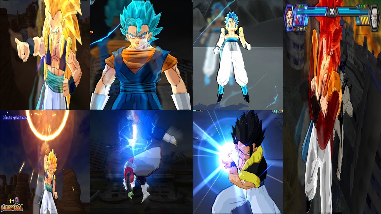 Todas Las Fusiones Especiales Y Tranformaciones DBZ Budokai Tenkaichi 4