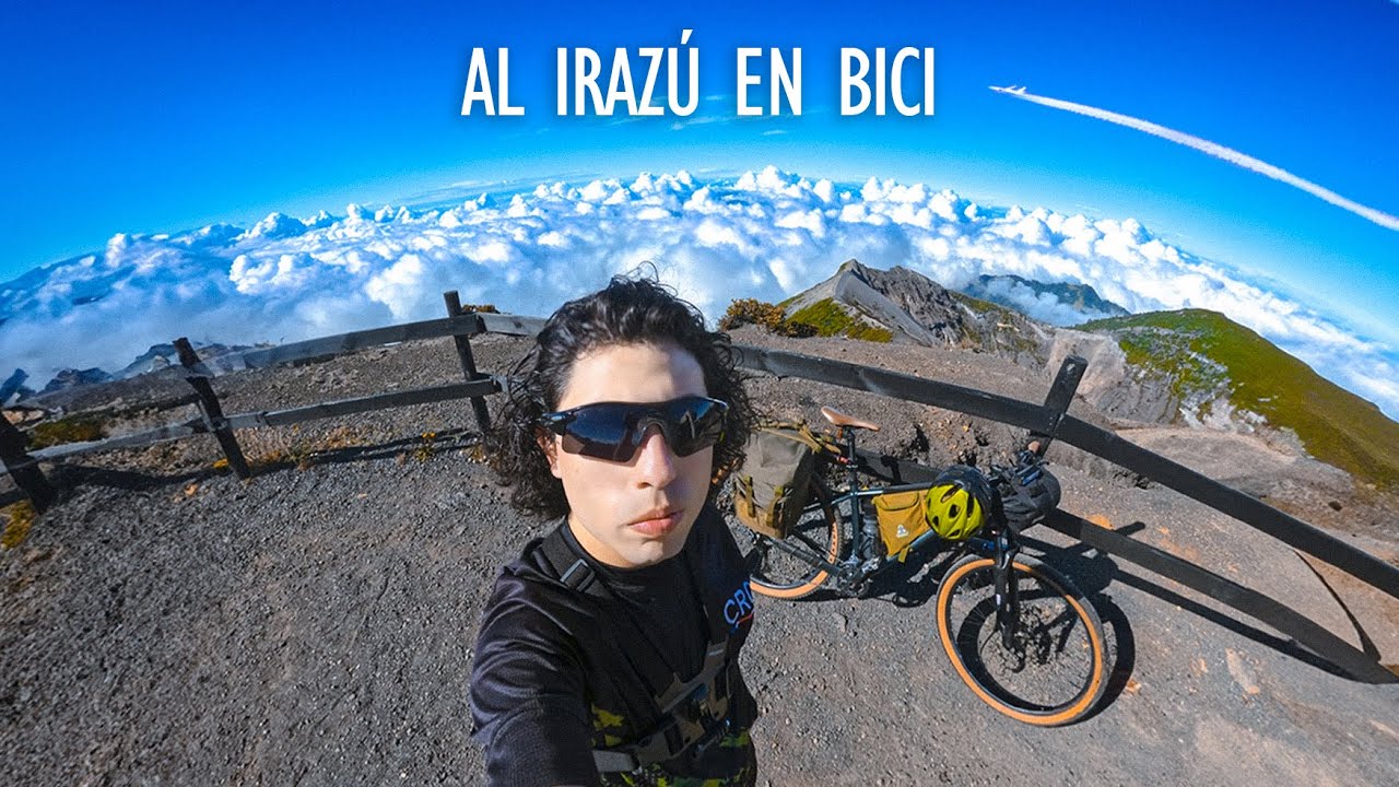 De San José al VOLCÁN IRAZÚ en bici 🚵‍♂️⛰️