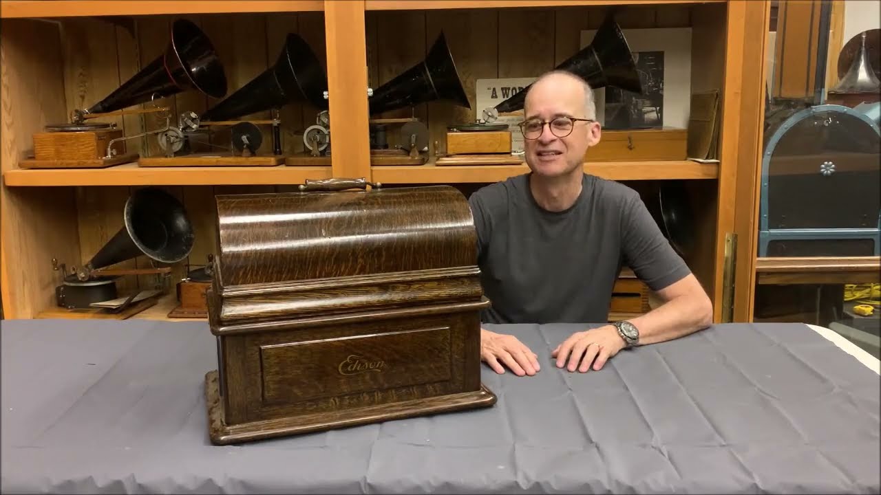 Edison Alva Electric Cylinder Phonograph