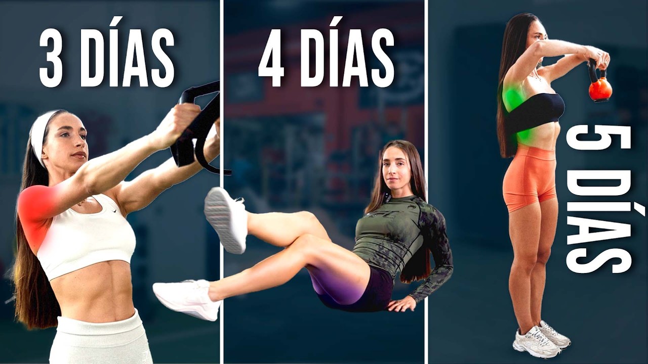 La mejor RUTINA de ENTRENAMIENTO en menos de 45 MINUTOS | 🎁 Incluye plantilla GRATUITA