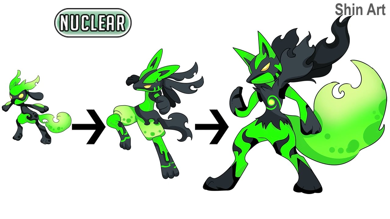 Top 7 New Type Pokémon Lucario Evolution & Mega Compilation