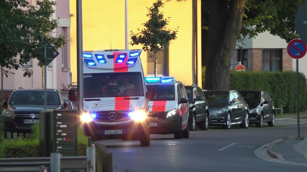 [Zusammenschnitt!] Einsatzfahrten Rettungsdienst Insel Rügen