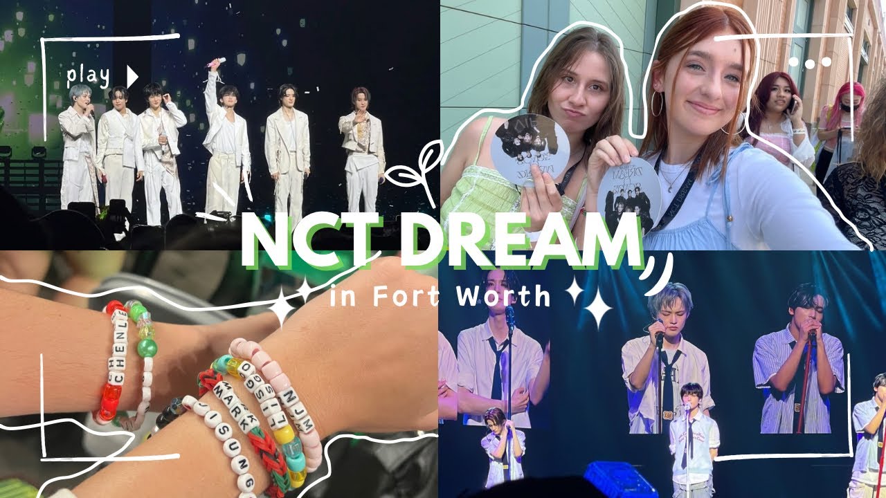 nct dream concert vlog 💚 the dream show 3 in fort worth