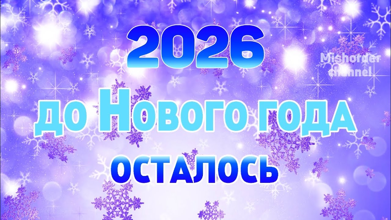 ОТСЧЁТ ДО НОВОГО ГОДА 2026!