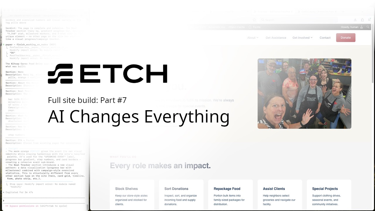 EtchWP Site Build Part 7: AI Changes Everything