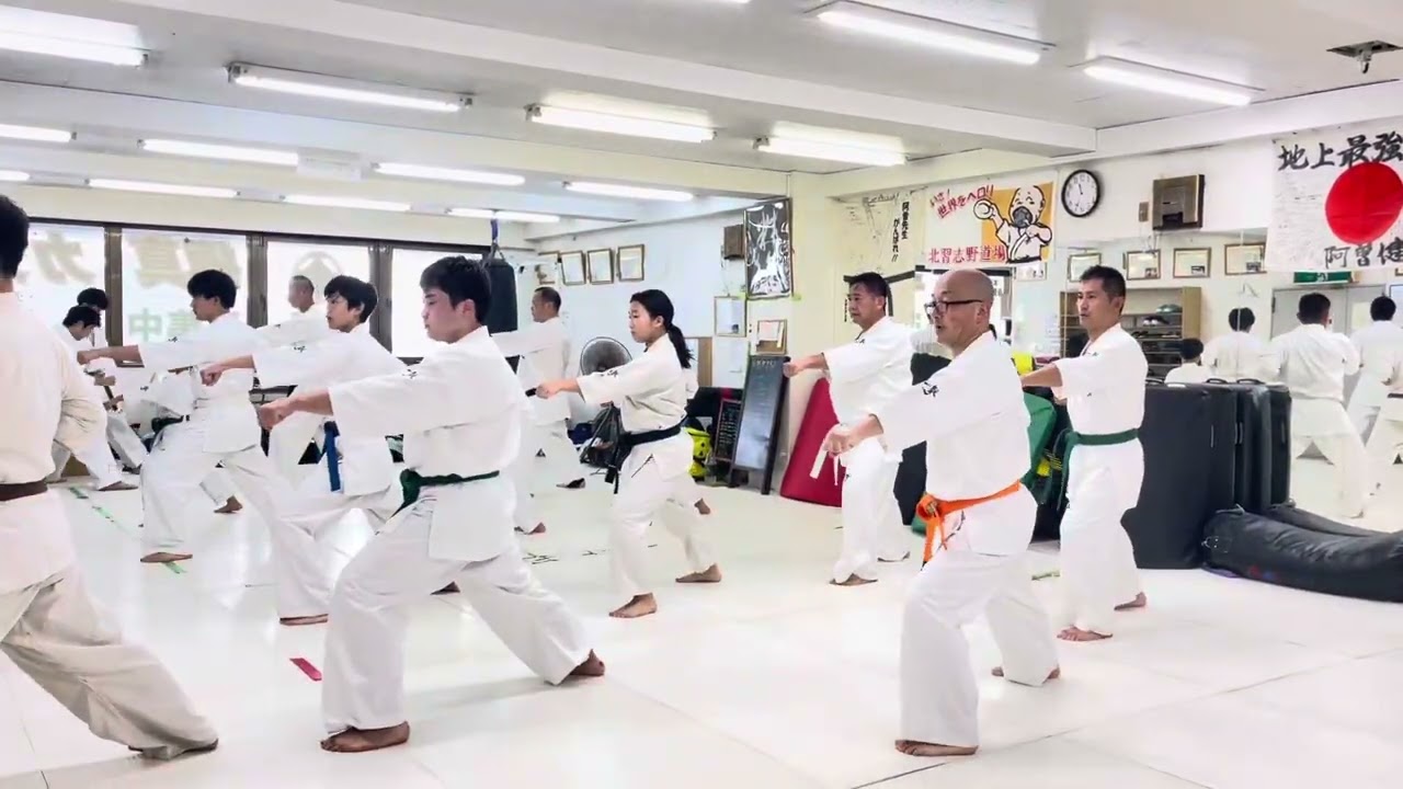 【北習志野】型の稽古