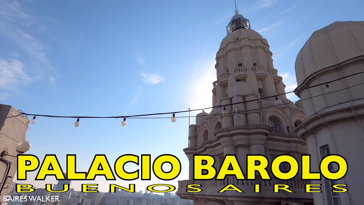 [4K] Buenos Aires Walk - Palacio Barolo / Sal&oacute;n 1923 / Rooftop - Buenos Aires - Argentina