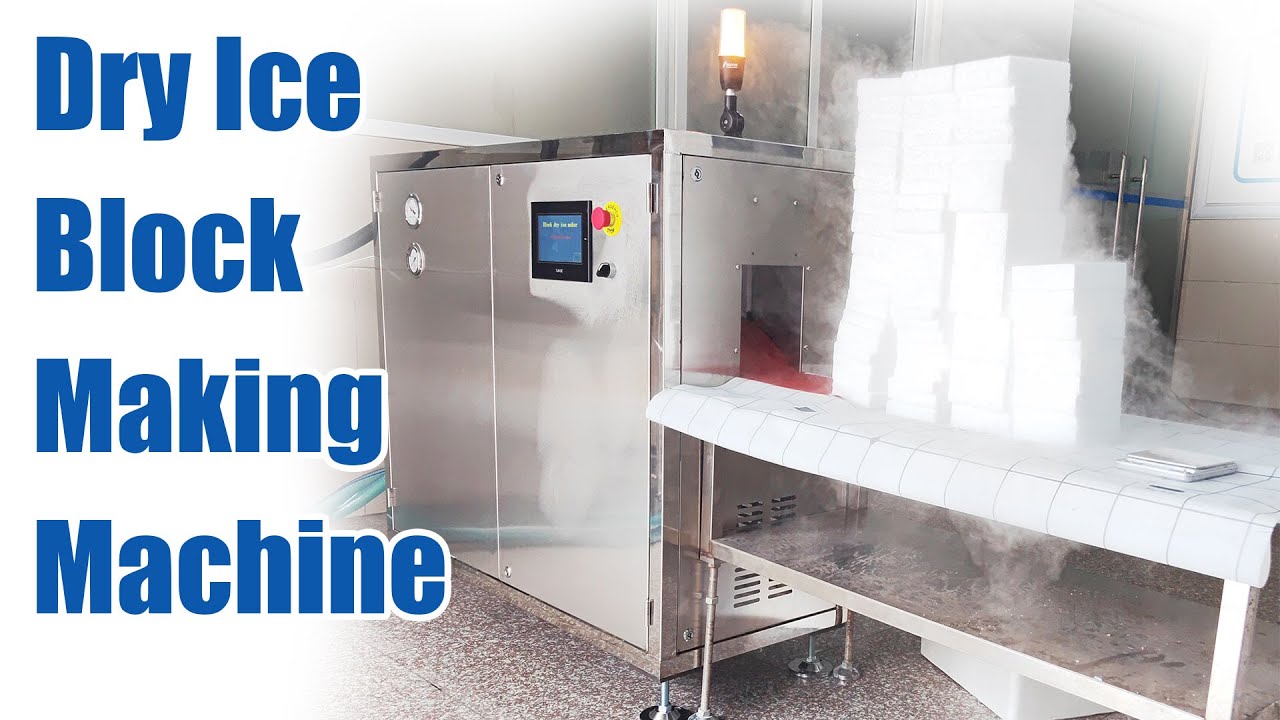 Dry Ice Block Making Machine Full Working Process | Output + Weight Test