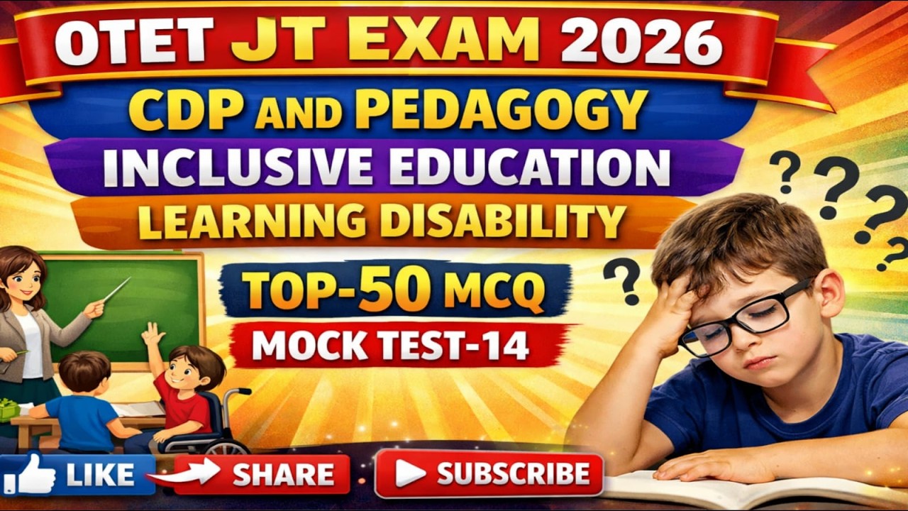 Learning Disability TOP -50 Mcq