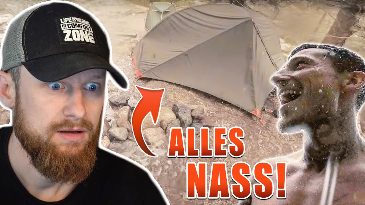Übernachtung im Wasser - Unterwegs auf Korsika bei STARKREGEN! | Fritz Meinecke reagiert