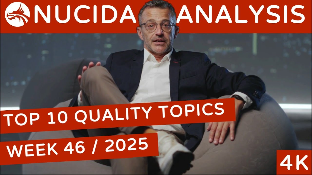 Forecast: Top 10 Hot Software Quality Topics Week 46 2025 | NUCIDA Group #softwarequality