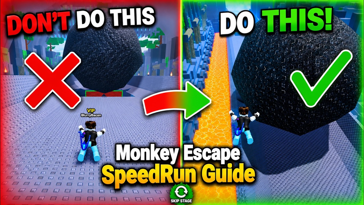 Как спидранить каждый уровень в Monkey Escape за 1+