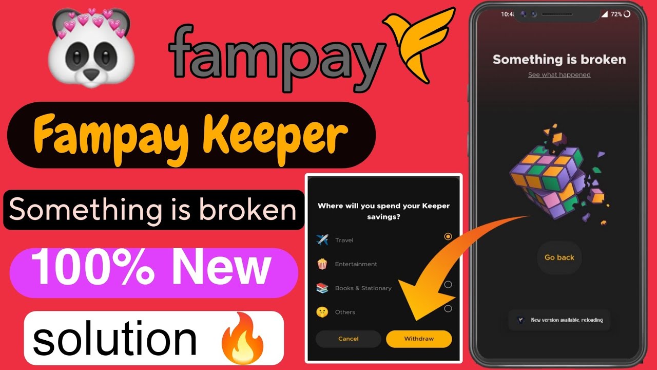 Fampay Something Is Broken Problem🥺 | FampayKeeper Problem Solve 2025
