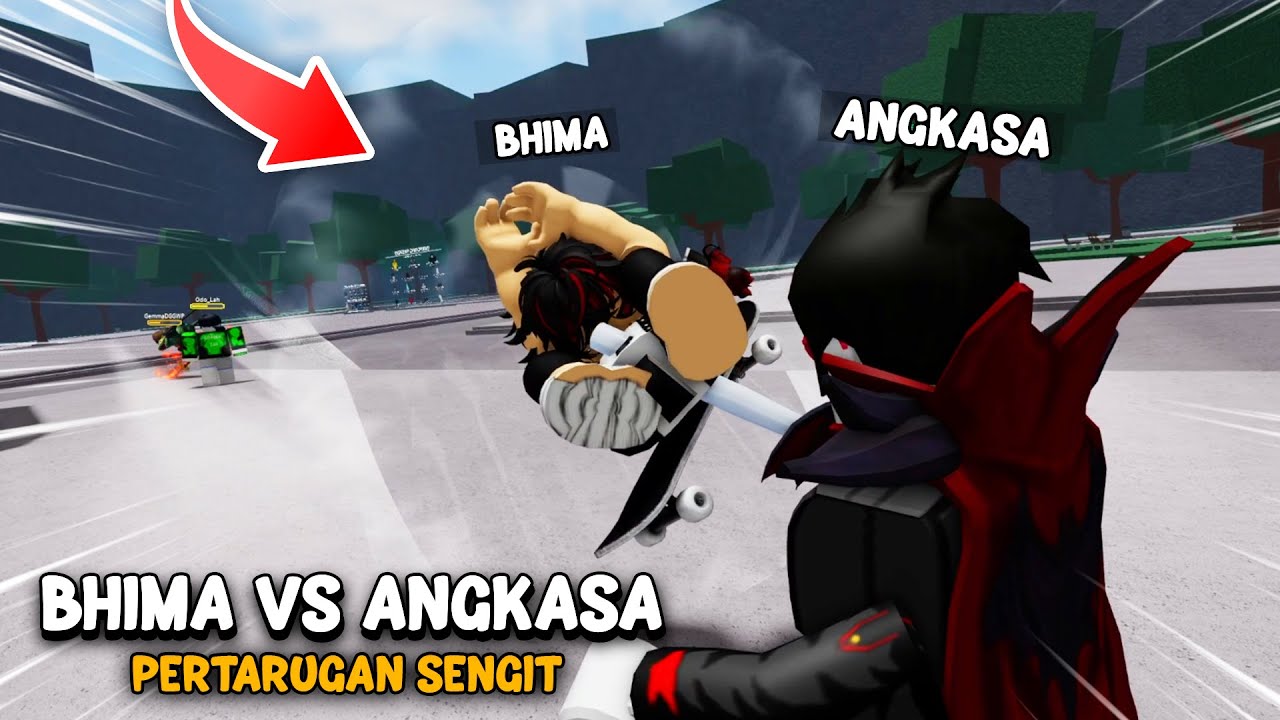 PERTARUNGAN BHIMA VS ANGKASA Dan MENJADI ORANG TERKUAT di ROBLOX