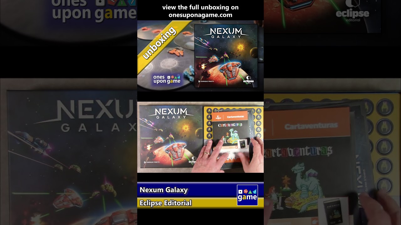 Nexum Galaxy || unboxing || #shorts  #boardgames #boardgaming #sologaming