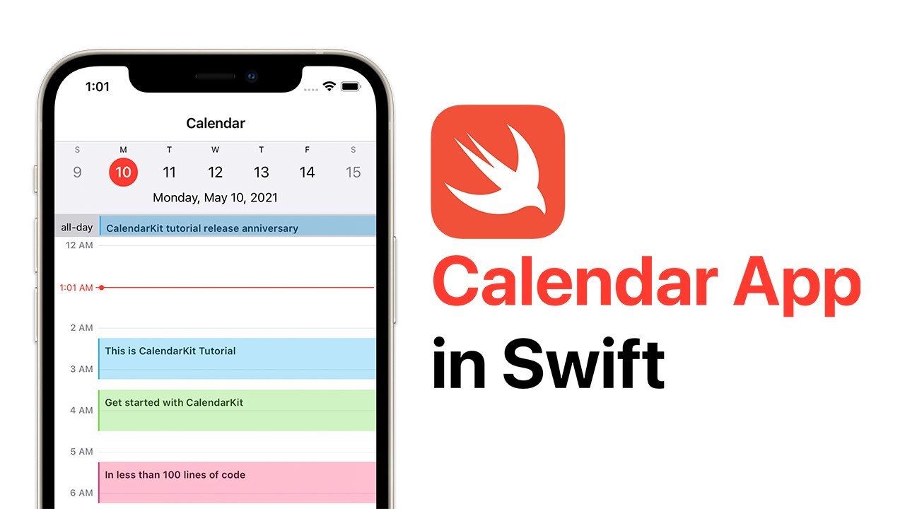 Create iOS Calendar app in Swift with CalendarKit (Tutorial)
