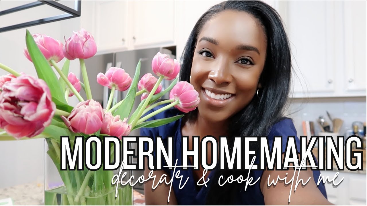 DAY IN THE LIFE VLOG | MODERN HOMEMAKING | KITCHEN REFRESH & A HEALTHY DINNER | KRISTA BOWMAN RUTH