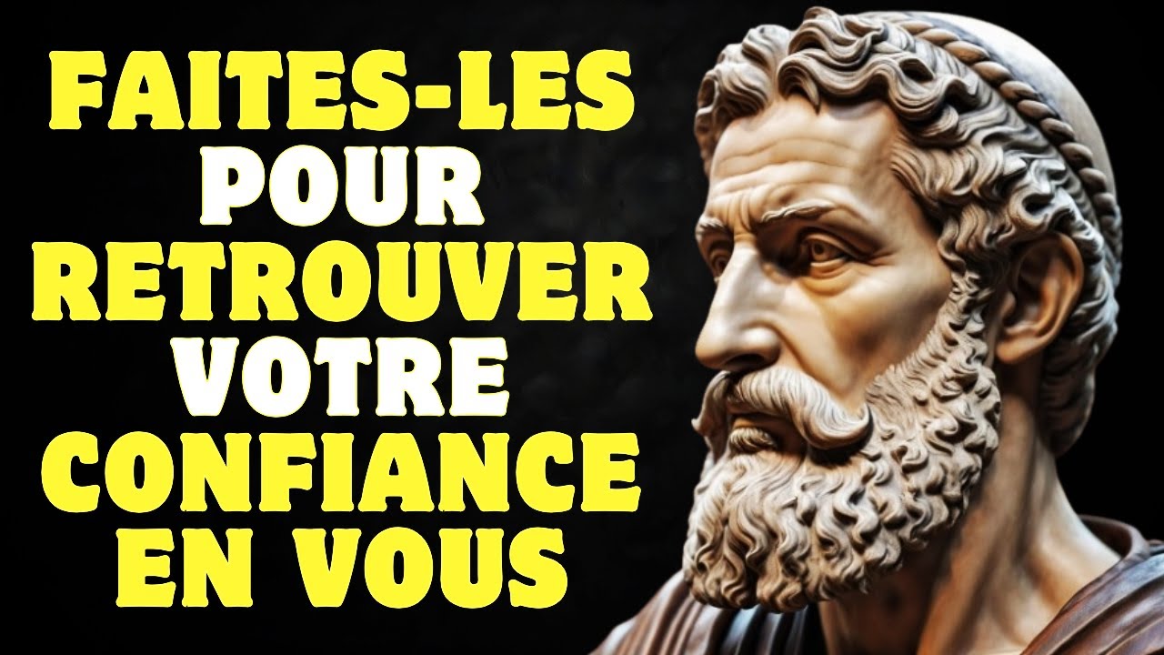 Avez-vous perdu confiance en vous ? 6 conseils puissants | Sto&iuml;cisme