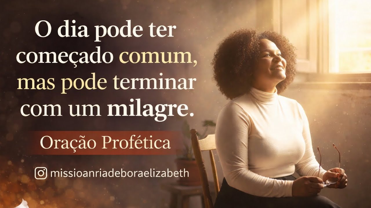O DIA QUE DEUS MARCOU PRA MUDAR ESSA HISTÓRIA | ORAÇÃO PROFÉTICA 