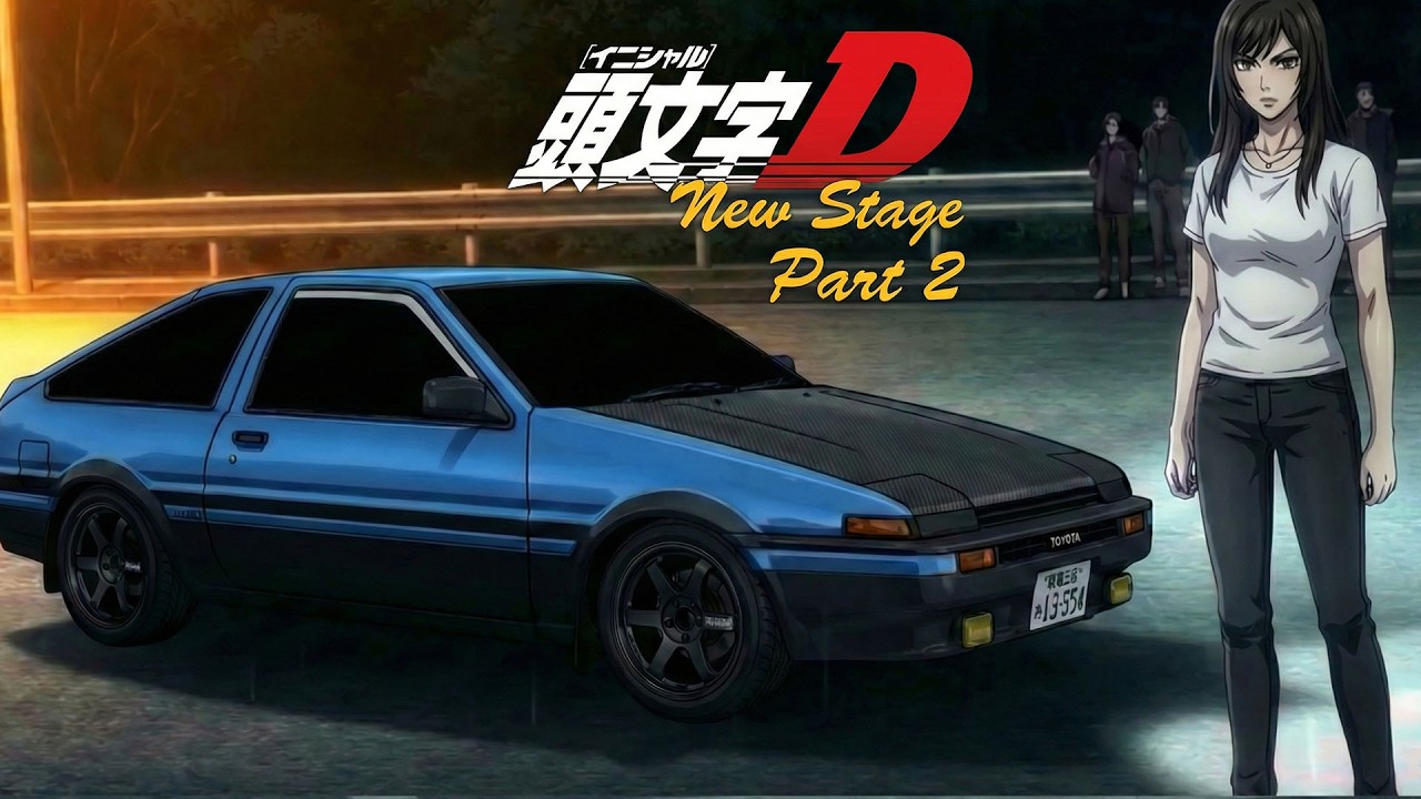Initial D Anime New Stage Takumi's Daughter Part 2 