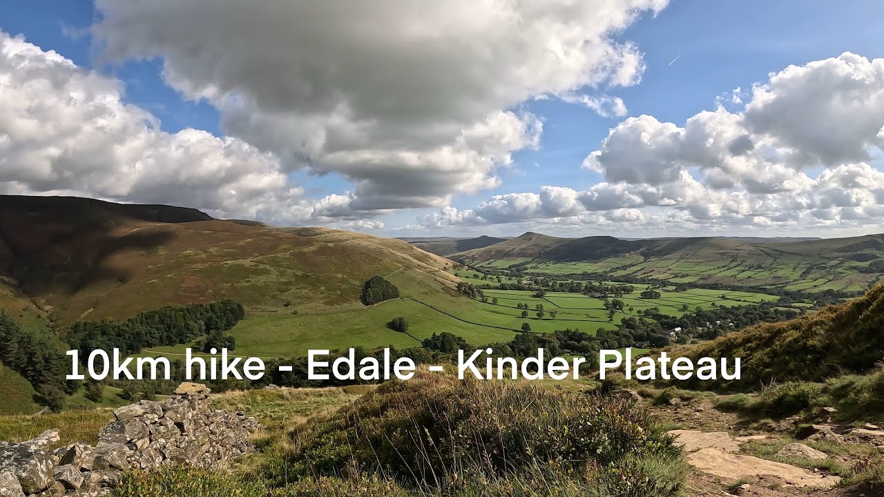 Hiking from Edale to the Kinder Plateau | 7 min crossing | Descent via Grindslow Knoll