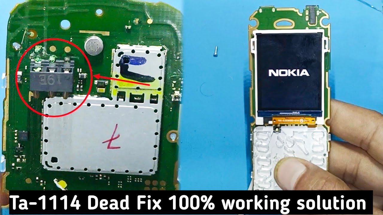 Nokia 106 ta-1114 Dead Solution | Nokia Ta-1114 No power problem fixed | working on All nokia !