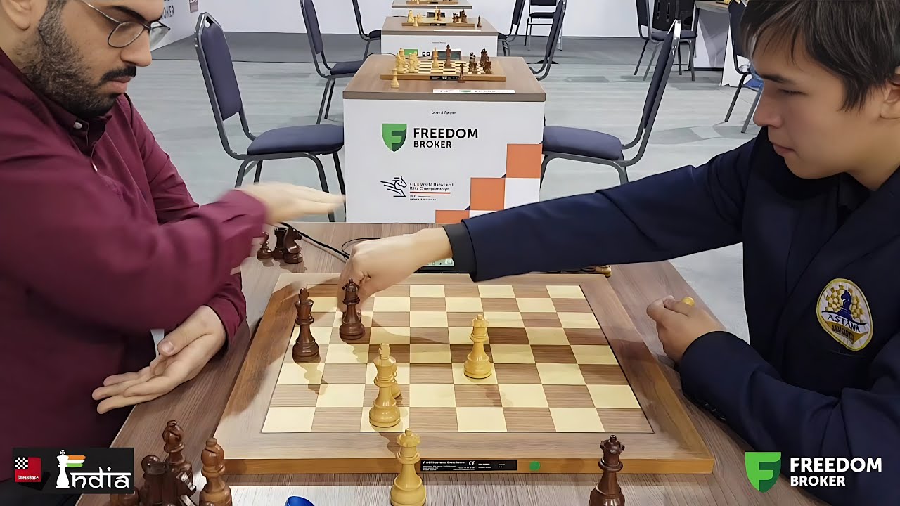 A Killer Queen and Pawn Endgame | GM Idani Pouya vs IM Nogerbek Kazybek | World Blitz 2023