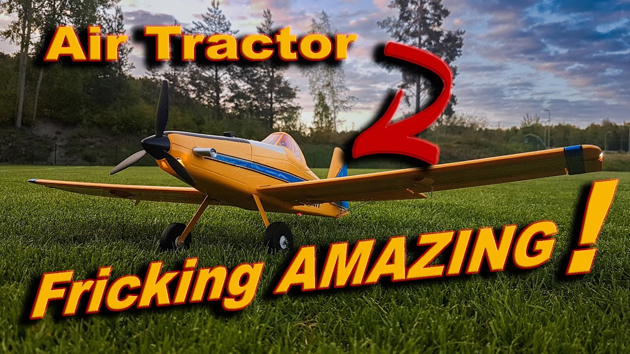 E-Flite UMX Air Tractor It's fricking amazing! Maiden flight & Talk!