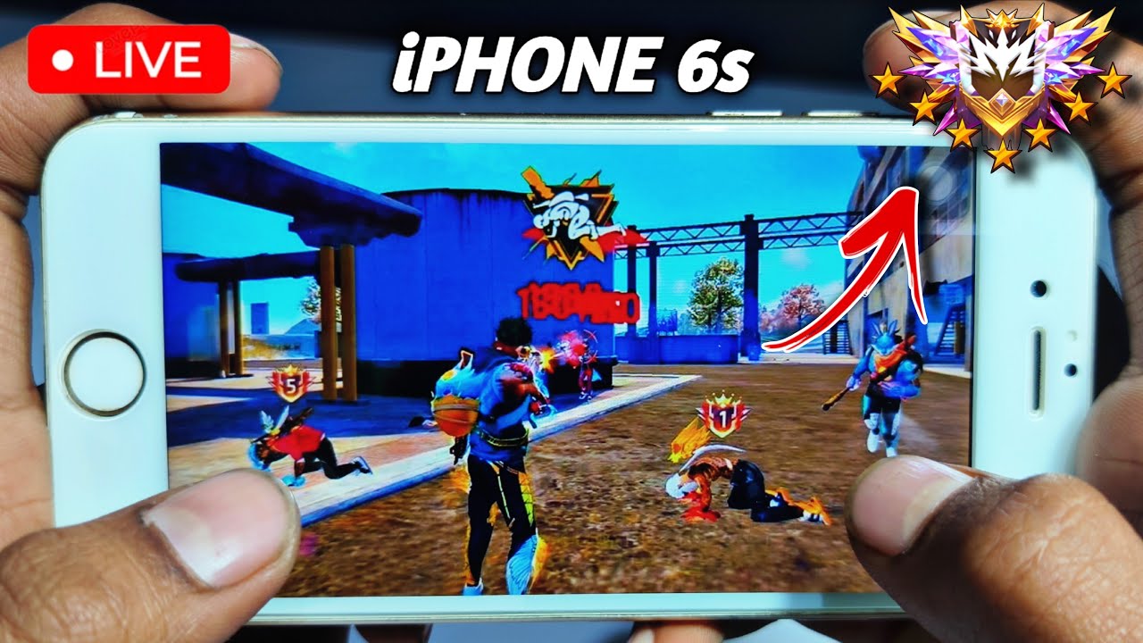 iphone 6s Free Fire Handcam live stream 2026🔥