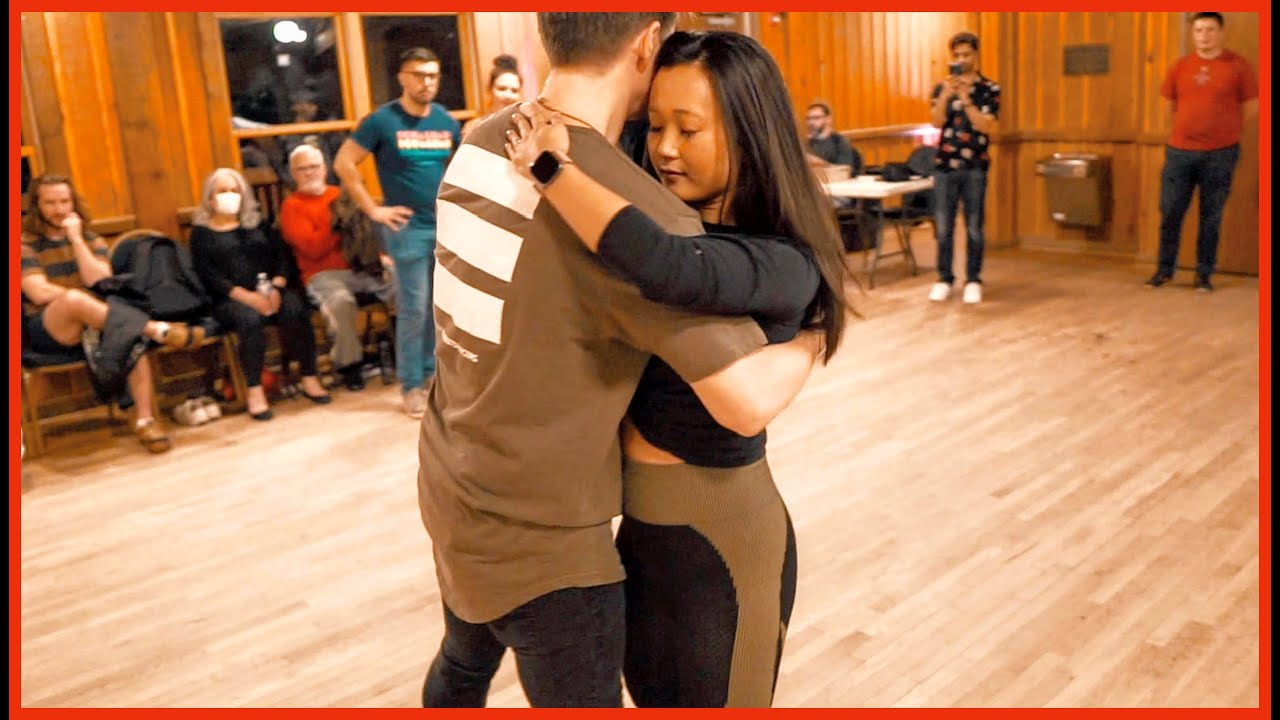 Brazilian Zouk Dance by Matthew Krivanek & Emi Murata Ferguson at Zouk Atlanta in Buckhead #dance
