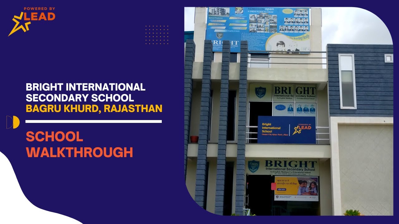 Bright International Secondary School, Jaipur, Rajasthan | School Tour