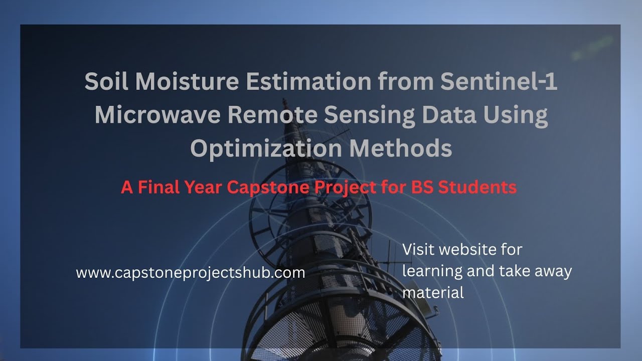 Soil Moisture Estimation from Sentinel 1 Microwave Remote Sensing Data Using Optimisation Methods