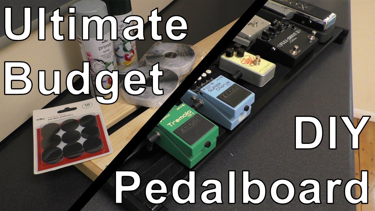 Ultimate Budget DIY Pedalboard (No Tools + IKEA shelf) - JT Guitar