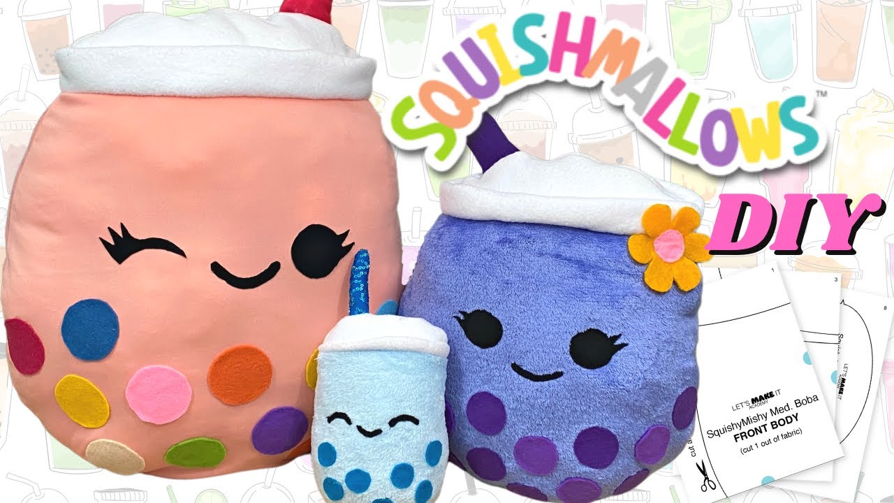 HOW TO MAKE SQUISHMALLOW BUBBLE TEA (DIY)