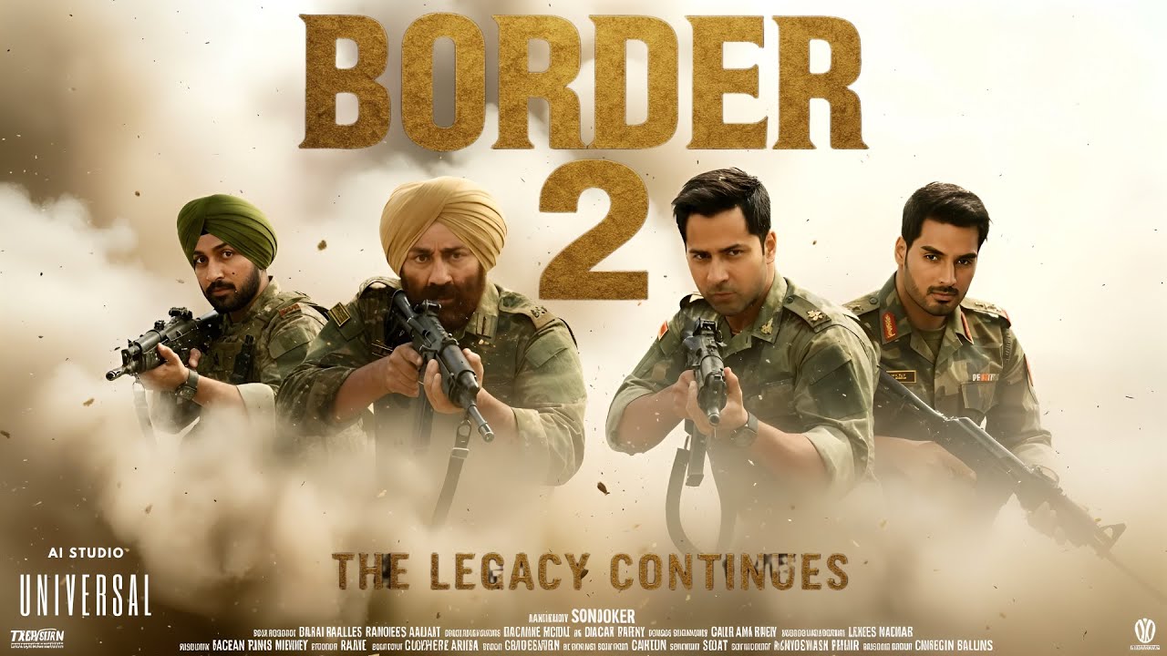 Border 2 | Sunny Deol | Varun Dhawan | Diljit Dosanjh | Sonam Bajwa | Ahan Shetty | Mona Singh