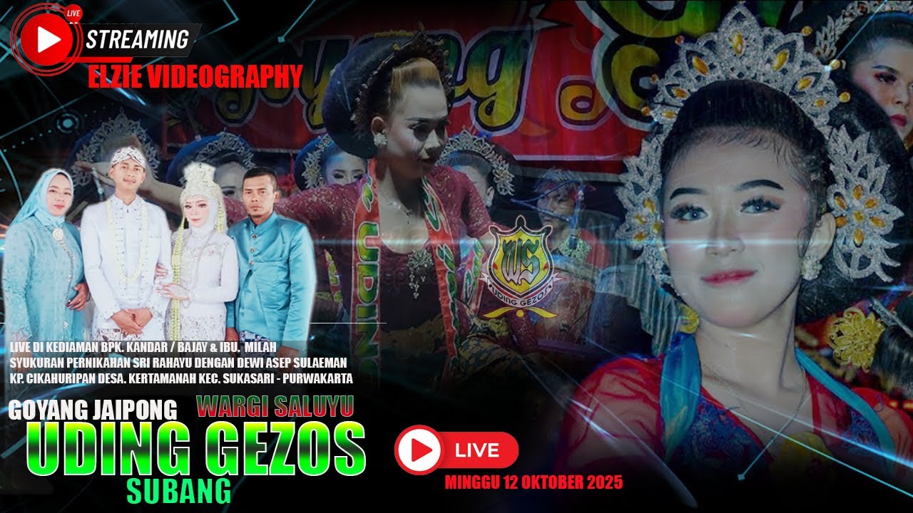 LIVE JAIPONGAN UDING GEZOS || HAJATAN PA KANDAR || CIKAHURIPAN