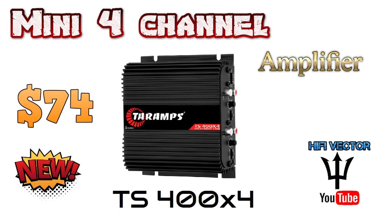 ALL NEW! Taramps TS 400x4 mini amplifier amp dyno review for cars utv boats or whatever!