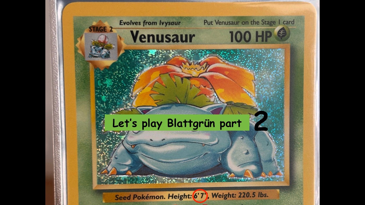 Part 2 Pokemon Let's play Blattgrün
