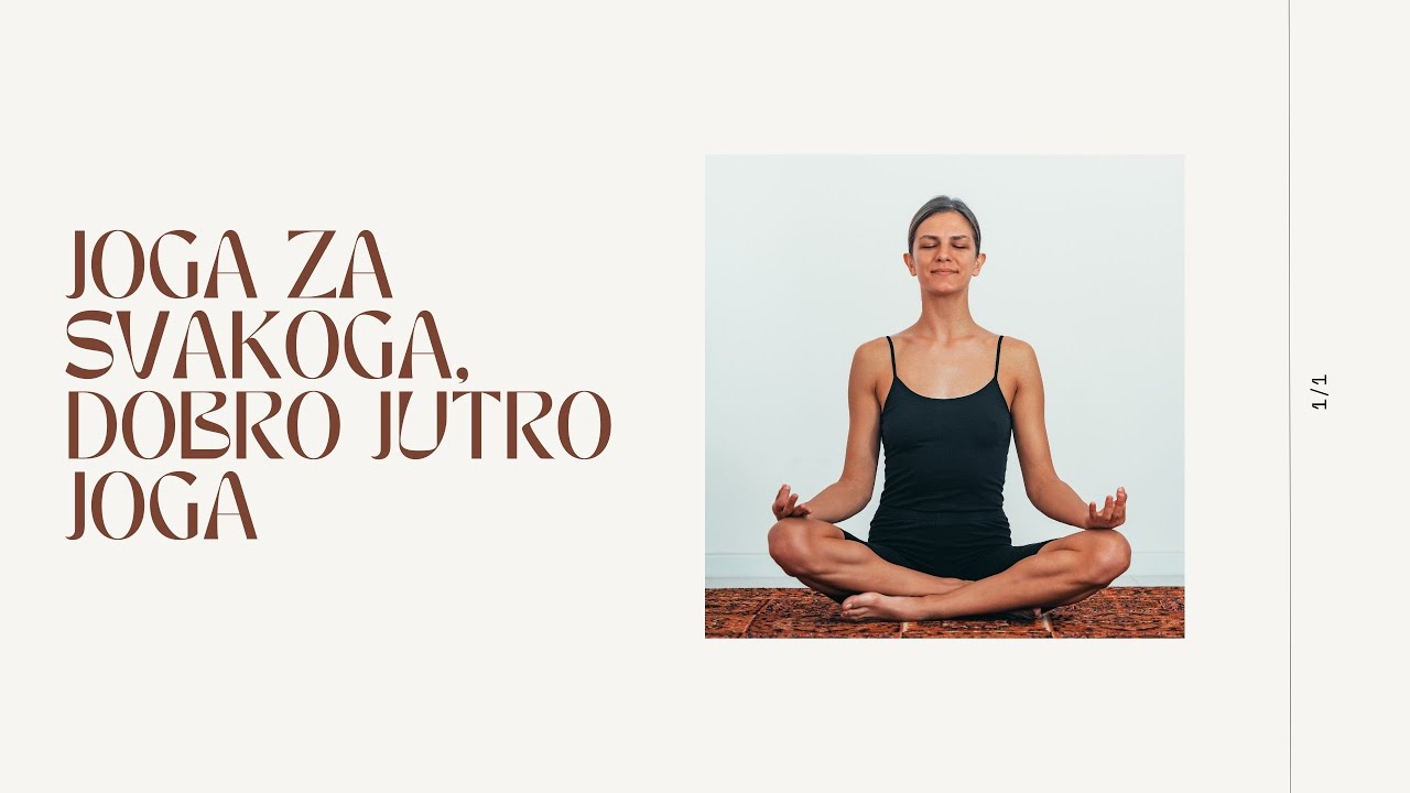 Joga za svakoga - Dobro jutro joga ☀️ | Yoga sa Milicom