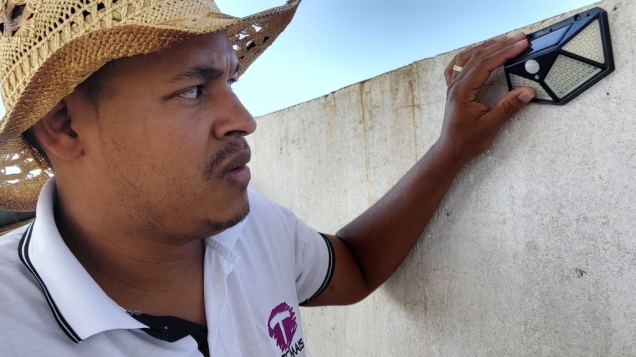 Como Instalar Sua Luminaria Solar Nova Em qualquer Parede ou Pilar | Sem Dúvidas