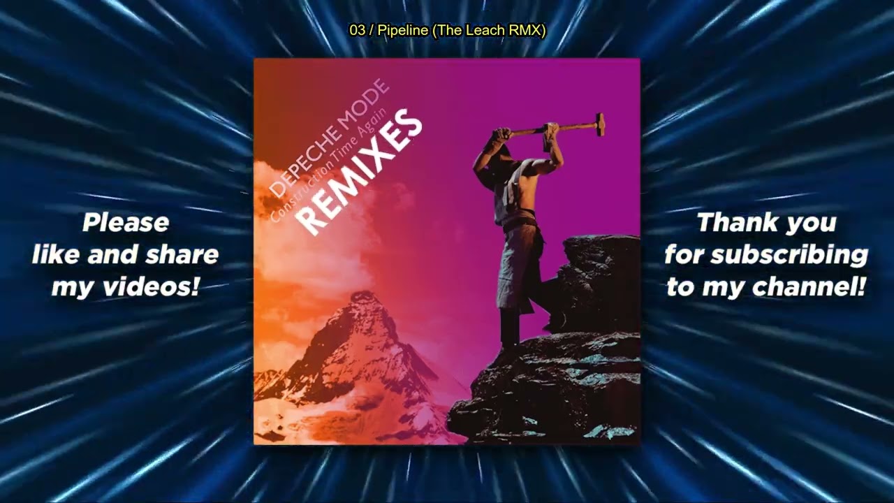 DEPECHE MODE - Construction time again  REMIXES #martingore #davegahan #dm #bestof #personaljesus