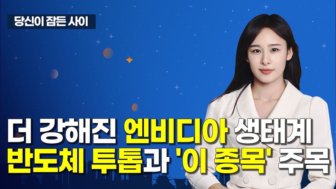 [MTN 당잠사] 더 강해진 엔비디아 생태계반도체 투톱과 '이 종목' 주목  / 머니투데이방송 (증시, 증권)