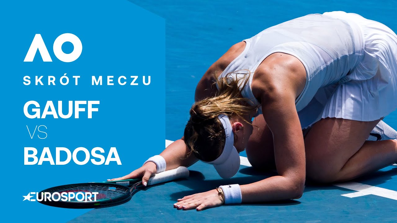 Życiowy sukces! | Coco Gauff - Paula Badosa | ćwierćfinał | skr&oacute;t meczu | Australian Open