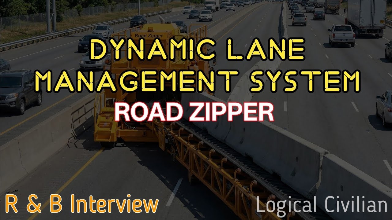 Latest Civil Engineering Trends In Gujarat / Dynamic Lane Management & Road Zipper Explained