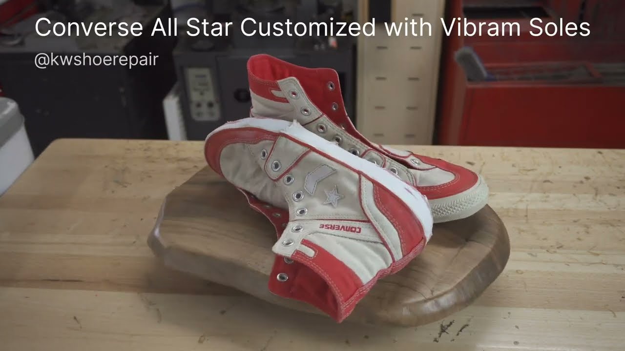 Converse All Stars Customized with Vibram Soles