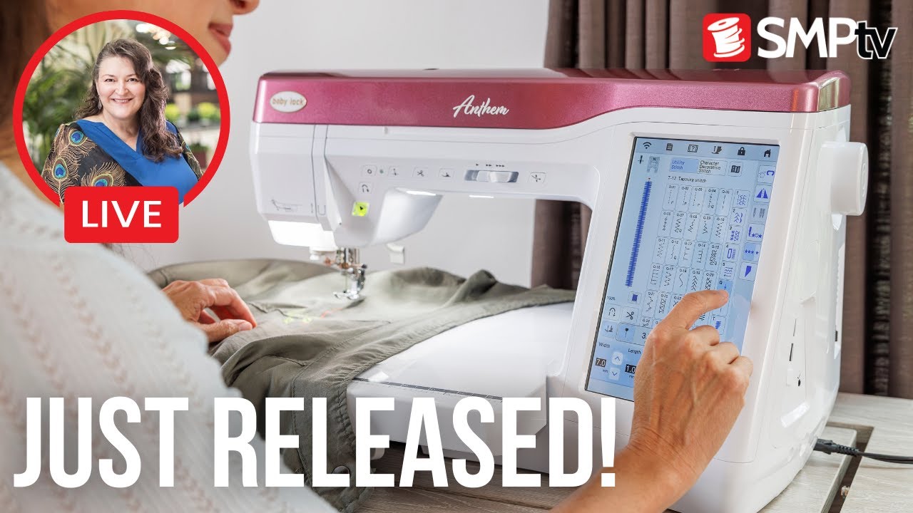 THE BRAND NEW BABY LOCK ANTHEM QUILTING MACHINE! with Linda Bratten! 🤩🧵❤