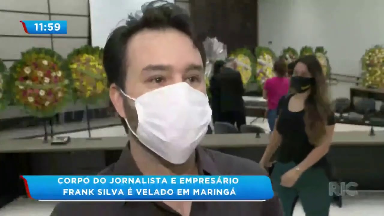 Corpo do jornalista e empresário Frank Silva é velado em Maringá